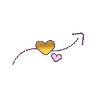 ProposalCoach heart post arrow gold Sticker