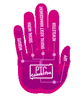 internet hand Sticker by Pink Tree Communications