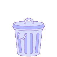 Pastel Trash Sticker by iHasCupquake