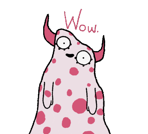 Monster Wow Sticker