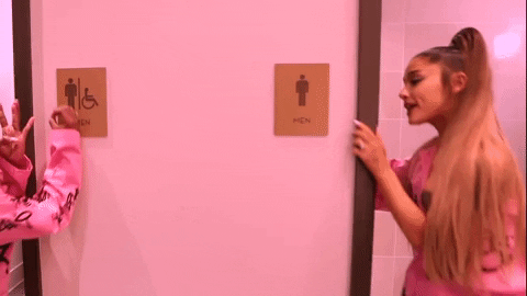 Victoria Monet Bathroom GIF by Ariana Grande