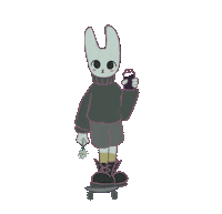 Torresdealquitran chill bunny skate usagi Sticker