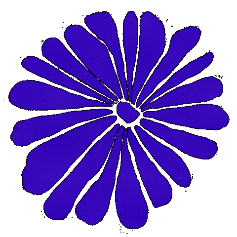 Flower Star Sticker