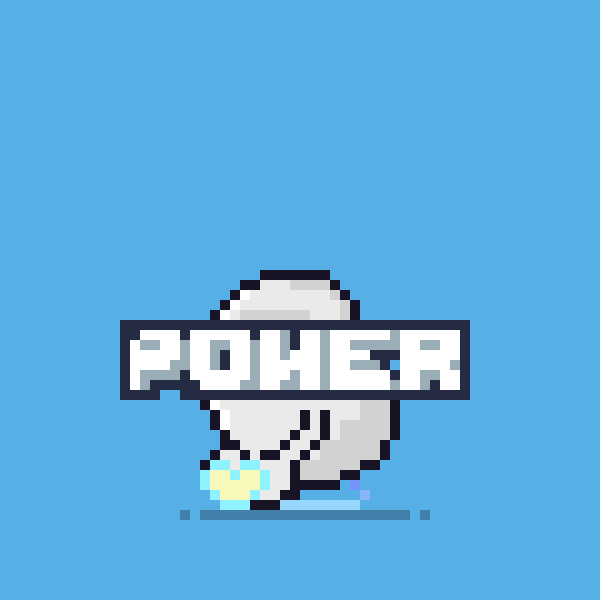 Power Pixel Art GIF by Potatozzz by 9GAG
