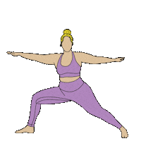 fittybritttty fitness healthy yoga namaste Sticker