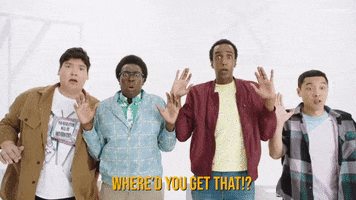 TallBoyz scary gun afraid hands up GIF