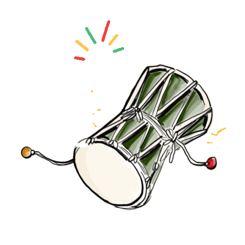 Beat Drum Sticker by Univision LA