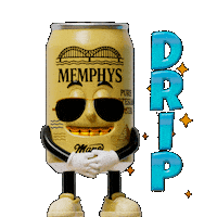 memphyswater water sunglasses splash thirsty Sticker