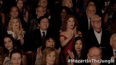 season 4 applause GIF by Mozart In The Jungle