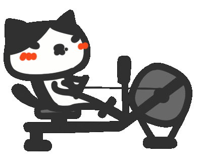 Cardio Row Sticker by yomoyeah