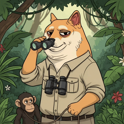 Jane Goodall Kiss GIF by Doge Pound