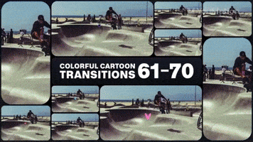 Colorful Cartoon Transitions 61 70 | Video |You Motion
