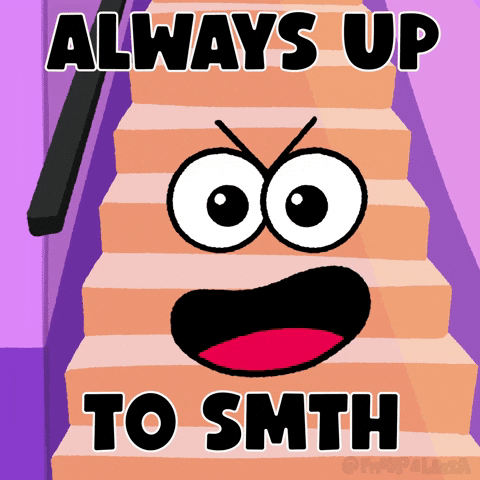 froopalooza kawaii joke fruit stairs GIF