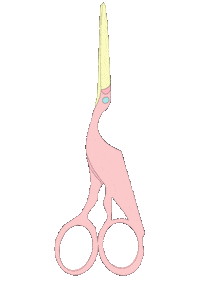 MennasArt diy handmade scissors crafting Sticker