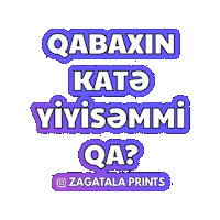 Zaqatala Sticker by Zagatala Prints