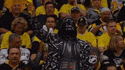 pittsburgh penguins darth vader costume GIF by NHL