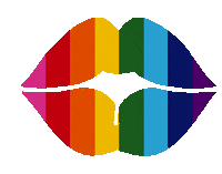 Doritos_Mx kiss rainbow gay pride Sticker