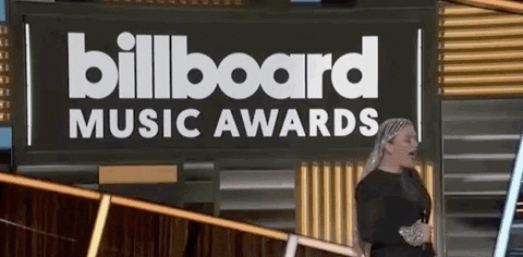Kelly Clarkson GIF by Billboard Music Awards