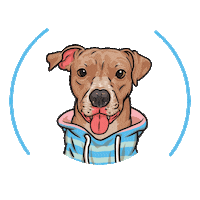 pittieclothing pitbull pibble pit bull pittie Sticker