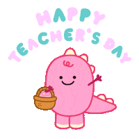 Happy Teachers Day Sticker by DINOSALLY