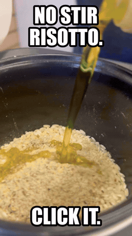 No Stir Risotto. Click It. | Rice Robot