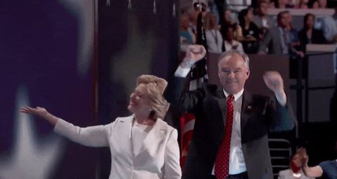 hillary clinton cheer GIF by Democratic National Convention