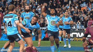 rugby league celebration GIF by NRL