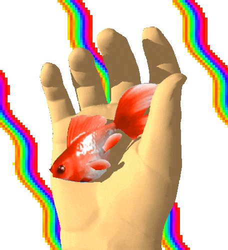 Art Rainbow Sticker by badblueprints