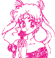 sailor moon girl STICKER