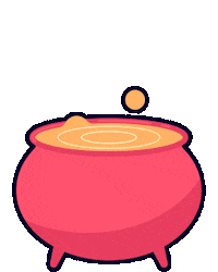 feedmemotion animation halloween scary spooky Sticker