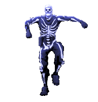 Dance Skeleton Sticker by Leroy Patterson