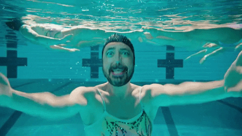 Pool Swimming GIF by Foo Fighters