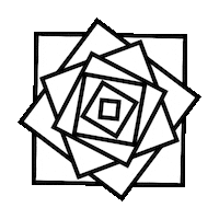 black and white spinning Sticker by partyonmarz