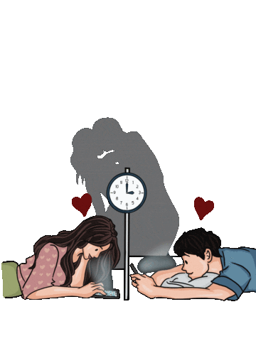 aanchalsarawagi love couple relationship quarantine Sticker