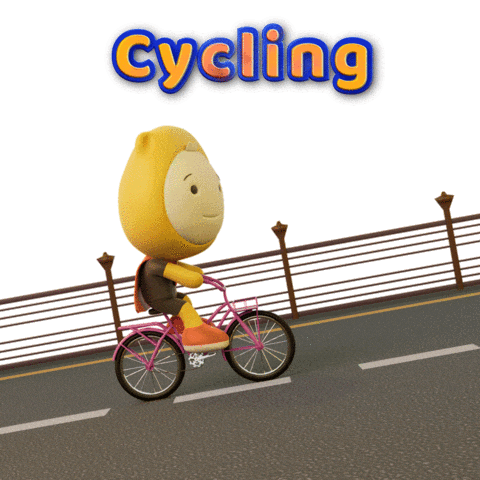 Cycling Pedalling Sticker by Gumazing