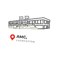 universityoftasmania amc tasmania launceston utas Sticker