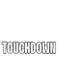 Touch Down Super Bowl Sticker by Pudgy Penguins