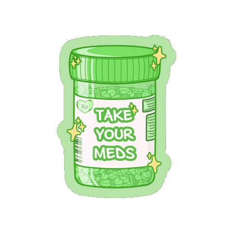 Mental Health Medication Sticker