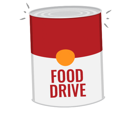 YYCFoodBank giphyupload food bank food drive canned food Sticker