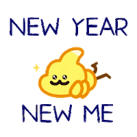 Happy New Year Fun Sticker by DINOSALLY