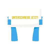 Abstimmung Unterschrift Sticker by Radentscheid Bayern
