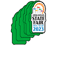 Sticker by Arkansas State Fair