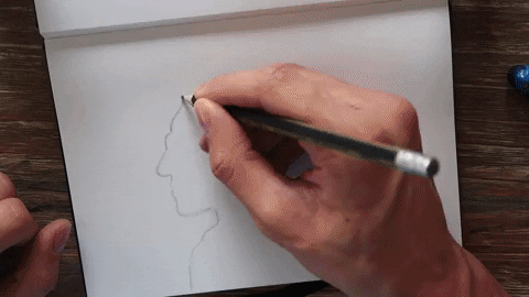 ninjamarc giphyupload stars drawing universe GIF