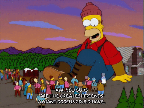 happy homer simpson GIF