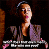 what does that even mean who are you GIF