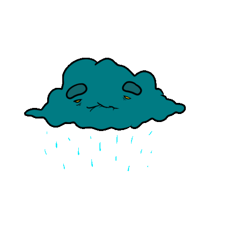 rain weather Sticker