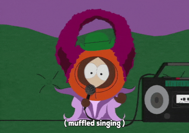 kenny mccormick singing GIF by South Park 