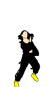 Nach Dancing Girl Sticker