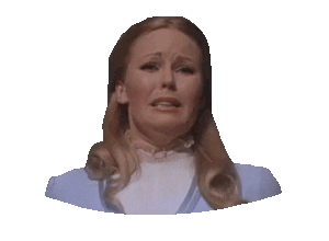 scared oh no Sticker