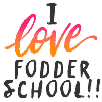 Fodder School Sticker by willaworkshops